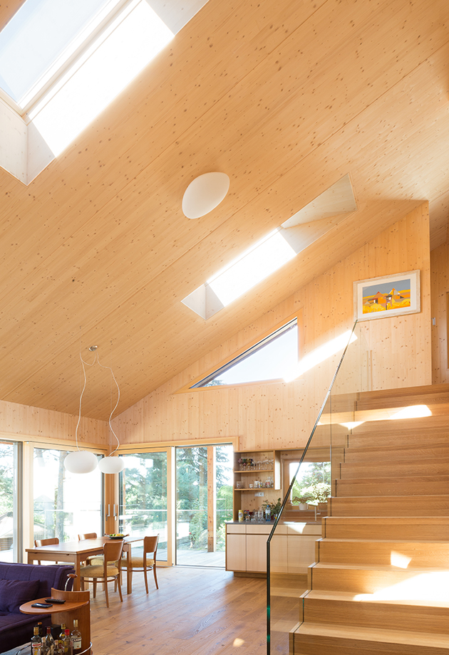 VELUX Homestory Dachfenster Neubau Haus im Wald